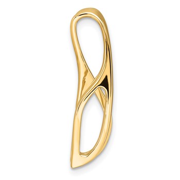 14k Moissanite Slide — alternate view