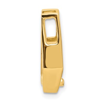 14k Holds 6.5mm Stone Slide Mounting Fits up to 2mm Regular/5mm Fancy or Reversible Omega — alternate view