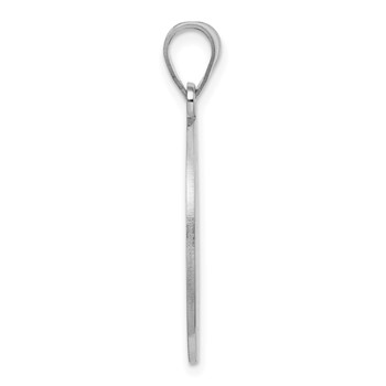 Sterling Silver Rhodium-plated US Coast Guard Disc — alternate view