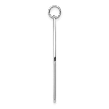 Sterling Silver Rhodium-plated Medical Jewelry Pendant — alternate view