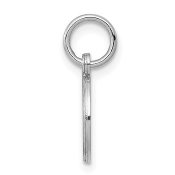 Sterling Silver Rhodium-plated Medical Charm — alternate view