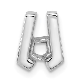 14k White Gold Holds 3.75mm Stone Slide Mounting Fits up to 2mm Regular/3mm Fancy or Reversible Omega