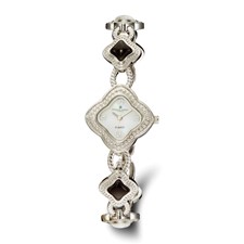 Image of Ladies Charles Hubert Black Agate/White Howlite Bracelet Watch