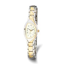 Image of Ladies Charles Hubert Gold-finish Two-tone Gold-tone Dial 20mm Watch
