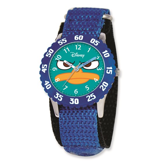 Disney Phineas & Ferb Kids Perry Blue Velcro Band Time  display picture 3