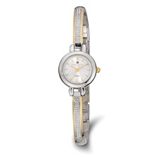 Image of Charles Hubert Two-tone Gold-finish Silver Dial Quartz Watch