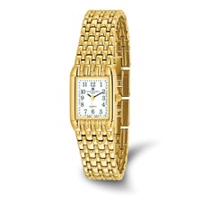 Image of Charles Hubert Gold-finish White Dial Quartz Watch