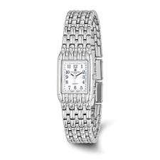 Image of Charles Hubert Chrome-finish White Dial Quartz Watch