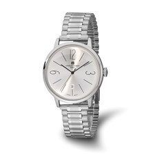 Image of Charles-Hubert Stainless Steel Silver-tone Dial with Date Watch