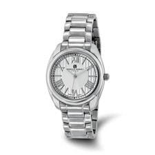 Image of Ladies Charles Hubert Stainless Steel Off-White Dial Watch