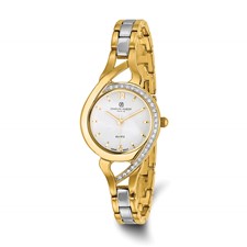 Image of Ladies Charles Hubert Two-Tone Off-White Dial Watch