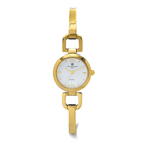 Charles-Hubert Gold-Plated Quartz Watch - Quality Gold display picture 1