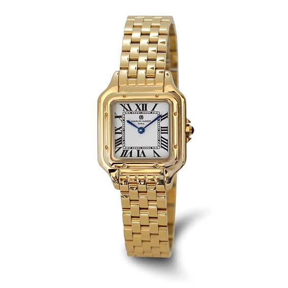 Charles-Hubert Gold IP-plated Stainless Steel Quartz Watch  display picture 3