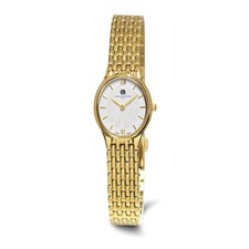 Image of Charles-Hubert Gold IP-plated Stainless Steel Quartz Watch
