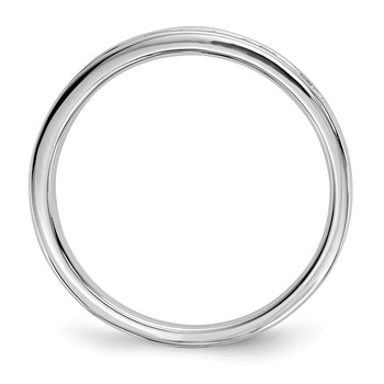 14k White Gold Diamond Ring — alternate view