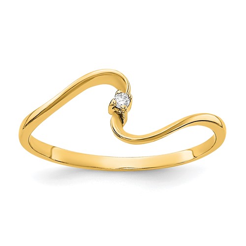 14k A Diamond ring