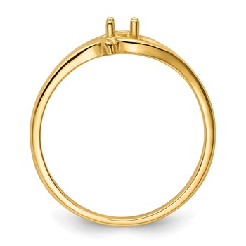 14k .04ct. Diamond Ring Mounting — alternate view