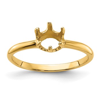 14k Holds 5.5mm Pearl Ring Mounting