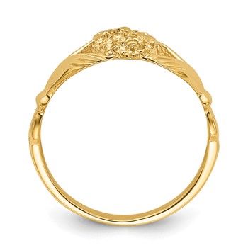 14k Claddagh Ring Mounting — alternate view