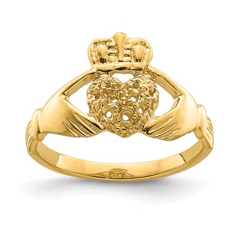 14k Claddagh Ring Mounting
