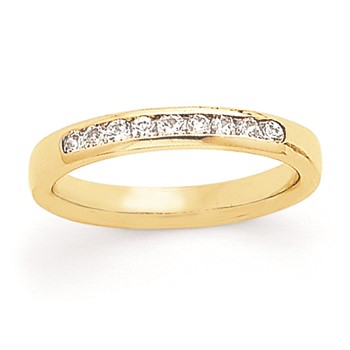 14ky 9-1.9mm Stone Closed Channel Band Mounting