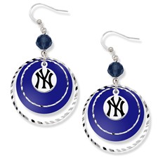 10K White Gold MLB LogoArt New York Yankees NY Medium Pendant 1W045YAN