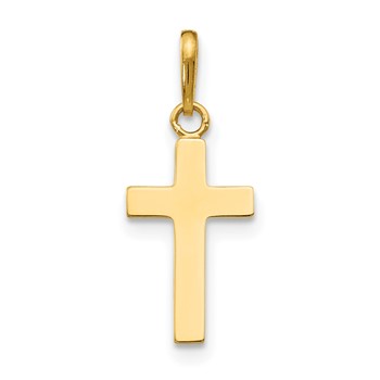 14k Childrens Cross Pendant