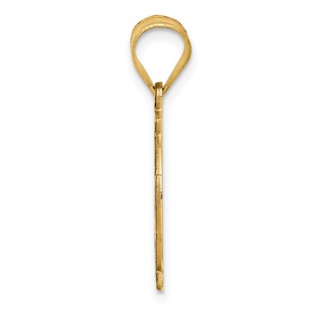 14k Laser-Cut Celtic Cross Charm — alternate view