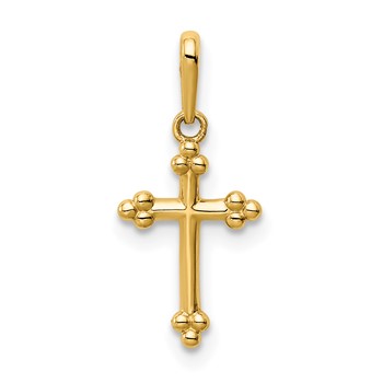 14K Cross Pendant