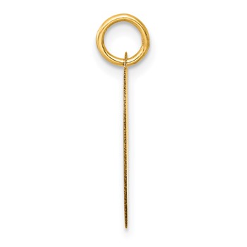 14k Polished Class of 2026 Heart Charm — alternate view