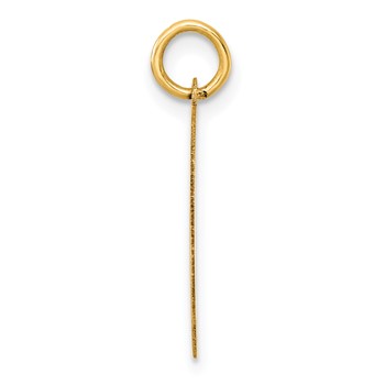 14K Polished CLASS OF 2026 Cut-Out Heart Charm — alternate view