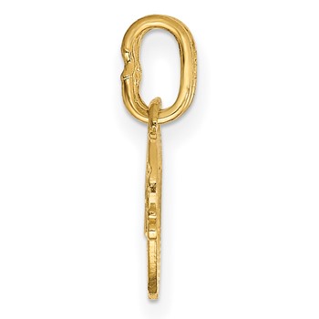 14k Double Heart BEST FRIENDS 2-Piece Break-apart Charm — alternate view