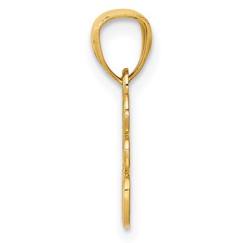 14k BEST FRIEND Pendant — alternate view