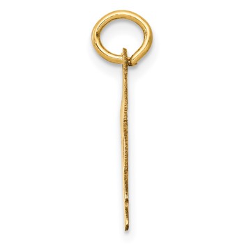 14k Pistol Charm — alternate view