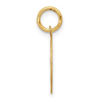 14k Small EMERGENCY MEDICAL TECHNICIAN Disc Charm — alternate view