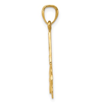 14k Hummingbird Pendant — alternate view