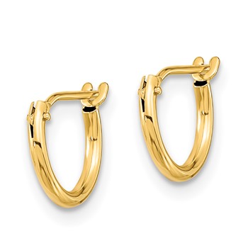 14K Butterfly/3-4mm Freshwater Cultured Pearl/Mini Hoop 3-Pair Earring Set — alternate view