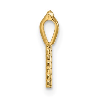 14ky Rabbit Ear Style Pearl Pendant Mounting — alternate view