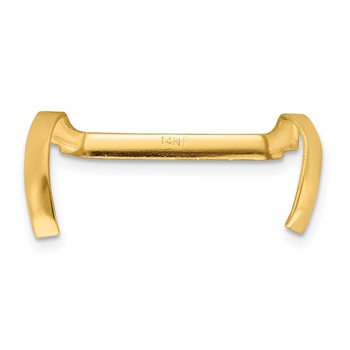 14k Yellow Gold Mens Ring Guard — alternate view