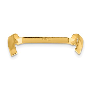 14k Yellow Gold Mens Ring Guard