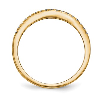 14KY AA Diamond Wedding Band — alternate view