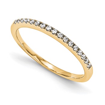 14KY AA Diamond Wedding Band